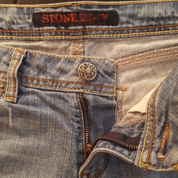 Stone Love blue jeans size 9 - Picture 4 of 6